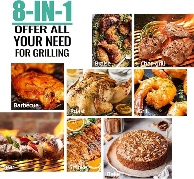 Z GRILLS 2025 Pellet Grill & Smoker with PID 3.0 Controller, Dual-walled Insulation, Meat Probes, Huge Storage, Hopper Clean-out including Grill Cover and More