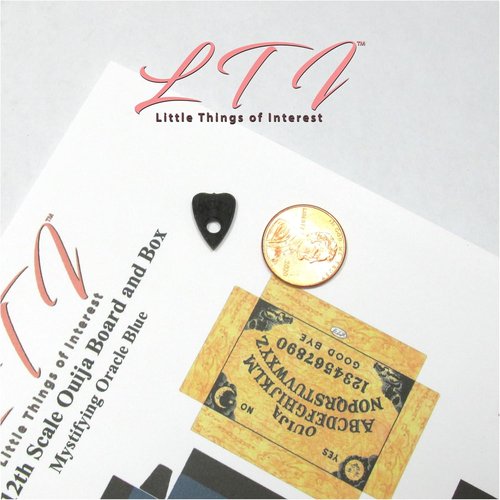 Little Things of Interest Ouija Board Kit - Blue Box & Planchette | 1/12 Scale DIY Set