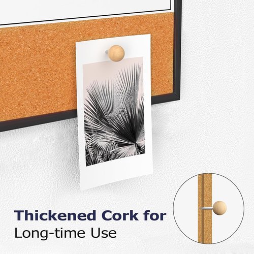 Regine Switzerland Dry Erase Calendar Cork Board Combo - 18x24 Inches Magnetic Whiteboard for Home & Office