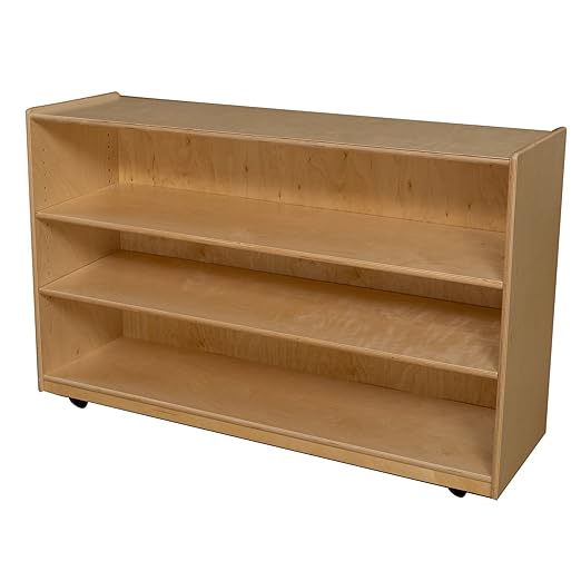 Wood Designs 994832 Mobile Shelf Storage