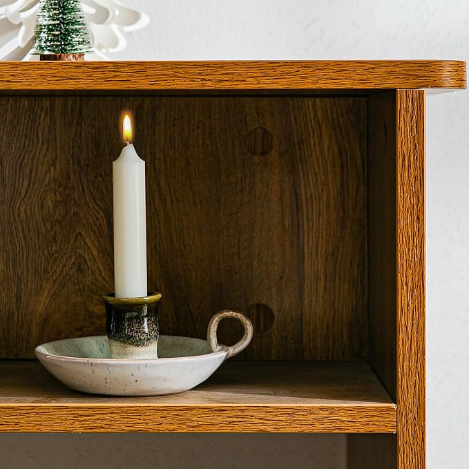 Candle Holder Ceramic Candlestick Holder, Candlelight Stand for Spell Candles, Taper Candles, and Incense, Halloween Christmas Dining Room Home Decoration Display-White and Green