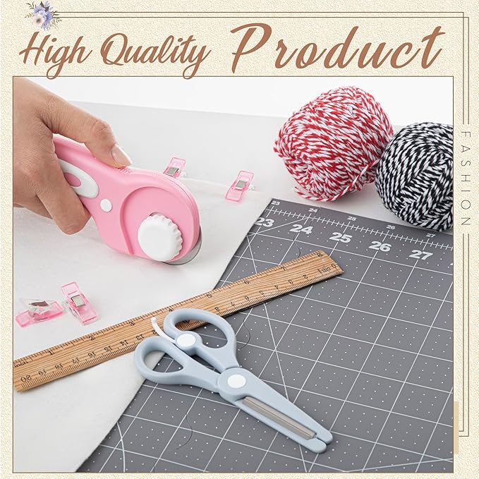 24" x 36" Self Healing Folding Cutting Mat with Grid for Quilting, Sewing, Craft Hobby Board Sewing Cutting Mat for Quilting, Leather, Fabric, Crafting, Scrapbooking, Art, Clay