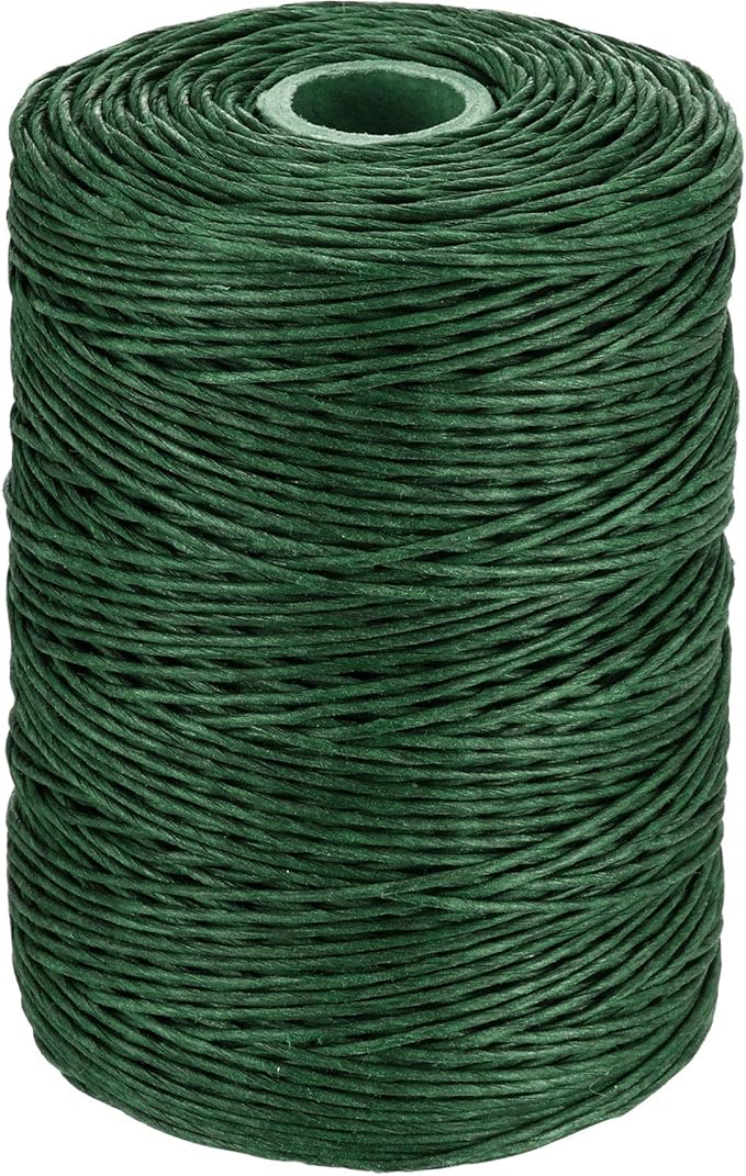 Syhood 673 Feet Floral Vine Bind Wire Rustic Wrapping Wire for Flower Bouquets(Deep Green)