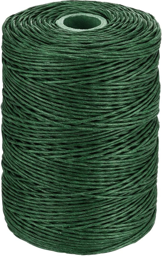 Syhood 673 Feet Floral Vine Bind Wire Rustic Wrapping Wire for Flower Bouquets(Deep Green)