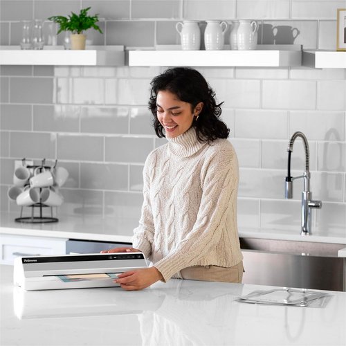 Fellowes Saturn 125 Thermal Laminator - Fast Warm-Up, Jam-Free Design | 12.5 Inch with Starter Kit