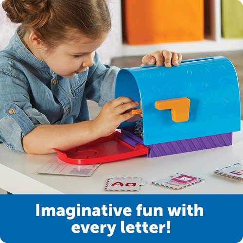 Learning Resources Alphabet Learning Mailbox - Montessori ABC Letter Tracing & Writing Practice Toy for Preschoolers