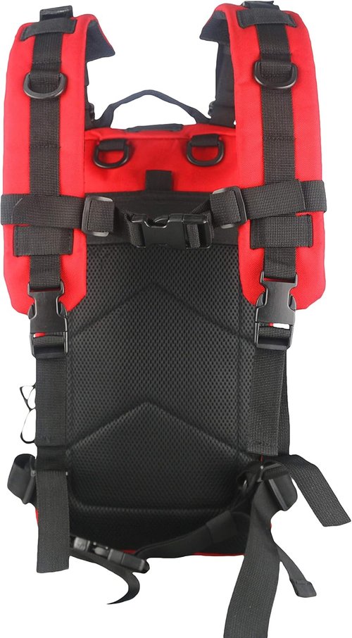 Lightning X Trauma & Bleeding First Aid Responder Medical Backpack & Kit - Red Color