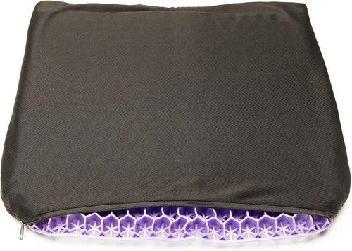 Bulletproof Gel Seat Cushion - Ultra Soft Cooling Gel Pad with Padded Cover | Orthopedic Pressure Relief for Seniors, Car & Office