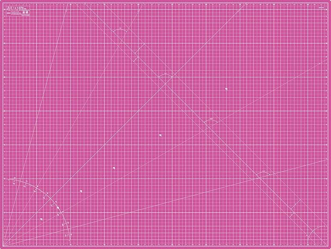 Elan Cutting Mat A0 Pink & Purple, Extra Large Self Healing Cutting Mat 36 x 48 Inch, 5-Ply Craft Board Pink, Hobby Board for Crafts 36x48 Inch