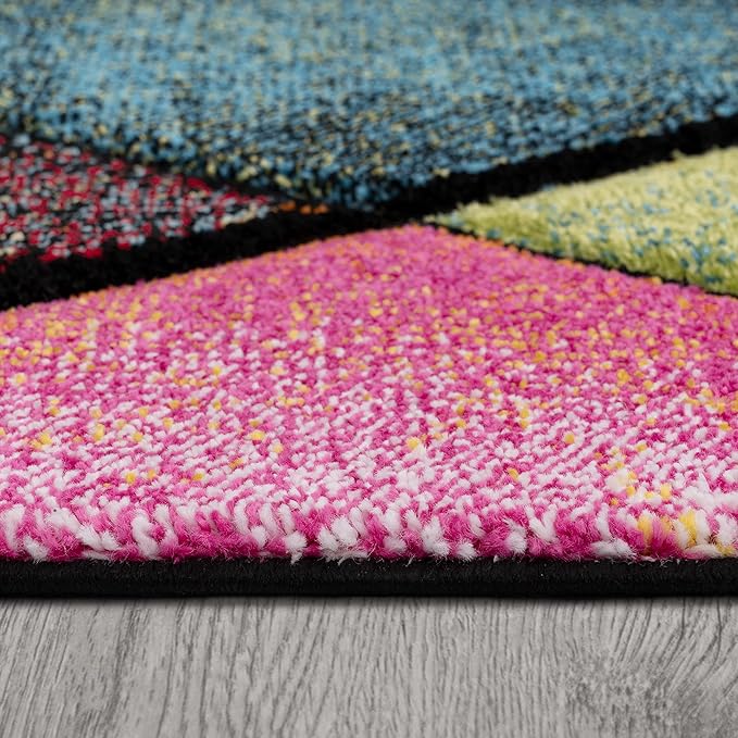 Paco Home Colorful Area Rug with Geometric Diamonds in Multicolor, Size: 2' x 3'7"