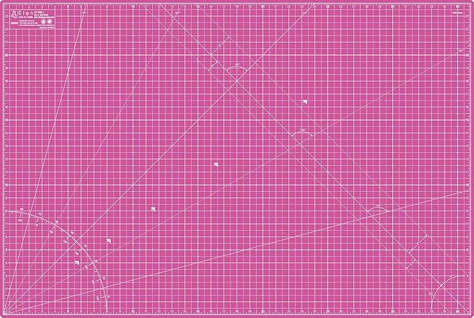Elan Cutting Mat A1 Pink & Purple, Large Self Healing Cutting Mat 24 x 36 Inch, 5-Ply Craft Board Pink, Hobby Board for Crafts 24x36 Inch