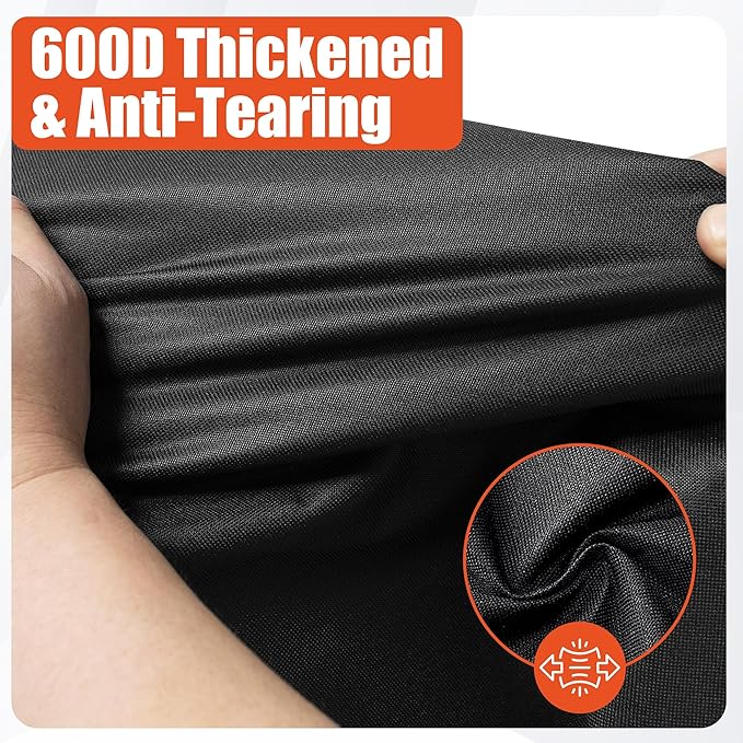 iCOVER Grill Cover 60 inch, BBQ Grill Cover for Outdoor Grill, 600D Heavy Duty Waterproof BBQ Cover, Anti-UV and Rip-Proof Barbecue Cover, Gas Grill Cover for Weber, Char-Broil, Nexgrill, etc