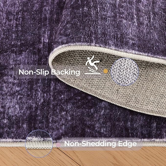 Kokia Abstract Area Rug Washable 2x3 Non-Slip Stain Resistant Entryway Rug Soft Indoor Mat for Kitchen Door Decor, Oslo Dusty