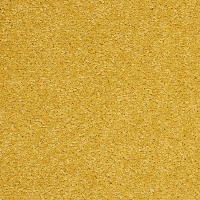 Nourison Home Nourison Essentials Yellow 8' x Round Area Rug - Easy Clean, Non Shedding, Bed Room, Living Room, Dining Room, Kitchen (8' x Round)