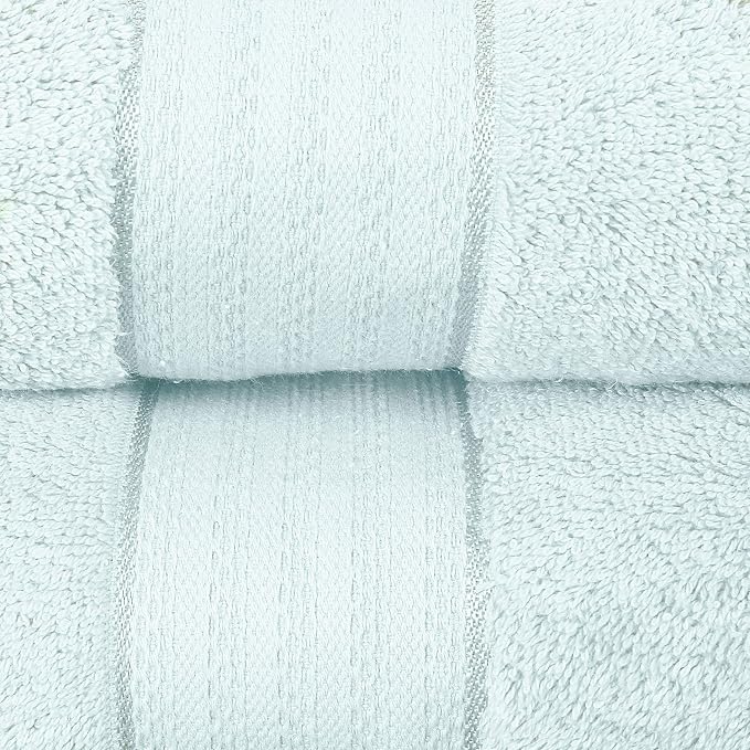 GLAMBURG 700 GSM Premium Oversized Extra Large Cotton Bath Sheet 35x70-100% Combed Cotton - Luxury Hotel & Spa Quality - Durable Ultra Soft Highly Absorbent - Sea Green