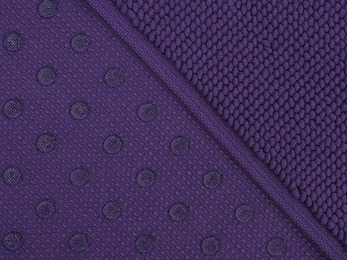 Cotton Paradise 100% Cotton Turkish Bathmat Rug, Soft Absorbent Quick Dry Non Slip, 17x24 Bathmat Rug, Violet Purple