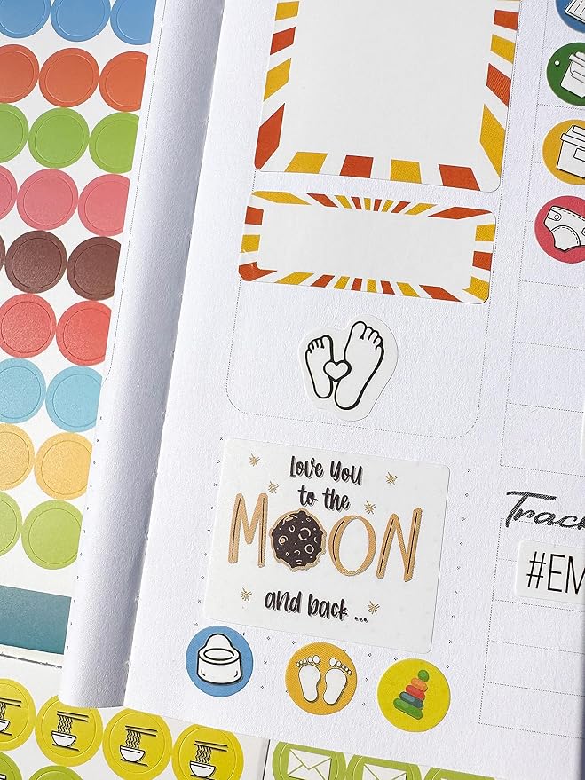 Vladi Creative Busy Mom Planner Stickers - 2190+ pcs, 18 Sheets, Decorative & Productivity-Boosting Colorful Stickers for Journals, Calendars, Scrapbooking, Time Management, & DIY Planner Decoration