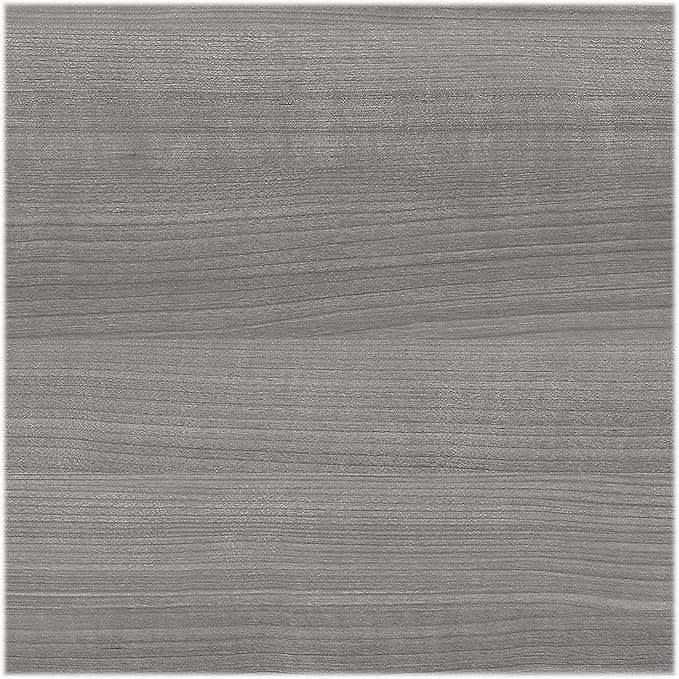 Bush Business Furniture Studio C Collection Desk, Return, Hutch and 3 DWR Mobile Pedestal, Platinum Gray