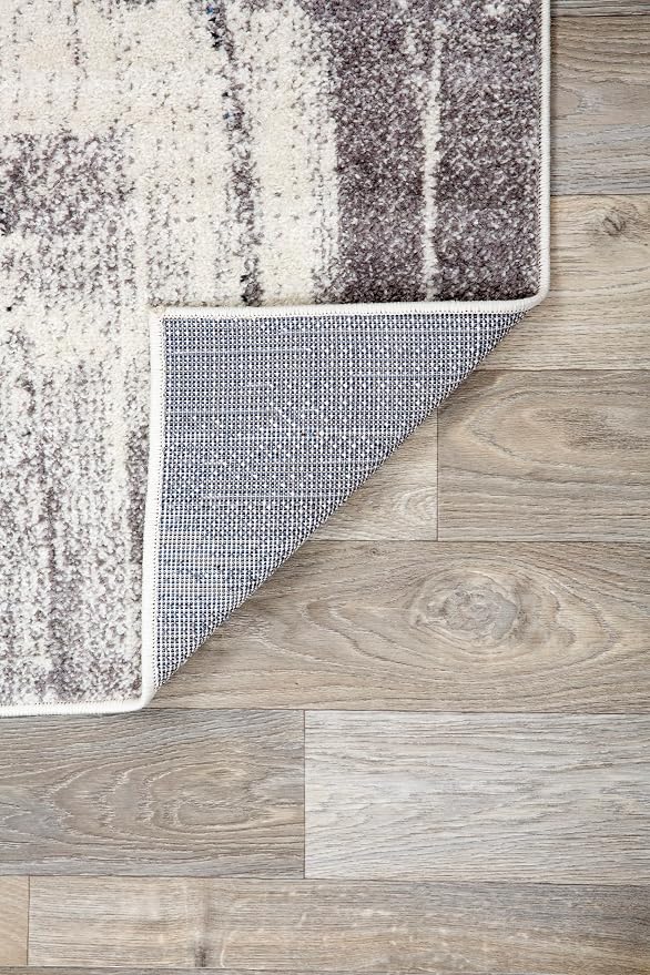 Rugshop Gold Modern Abstract Runner Rug — Non-Shedding for Hallway, Corridor and Entryway 2' x 7'