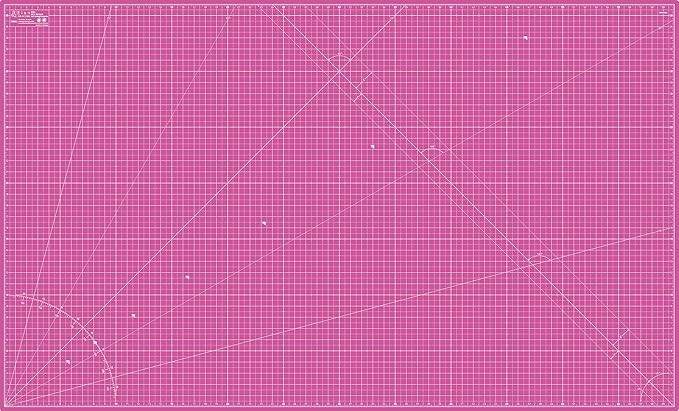 Elan Cutting Mat 36x60 Pink & Purple, Extra Large Self Healing Cutting Mat 36 x 60 Inch, 5-Ply Craft Board Pink, Hobby Board for Sewing and Quilting