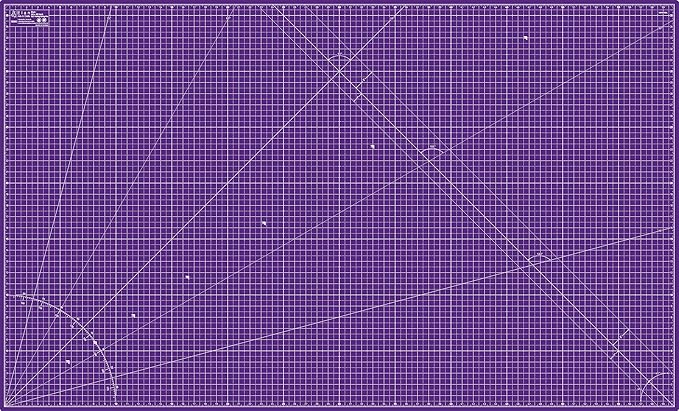 Elan Cutting Mat 36x60 Pink & Purple, Extra Large Self Healing Cutting Mat 36 x 60 Inch, 5-Ply Craft Board Pink, Hobby Board for Sewing and Quilting