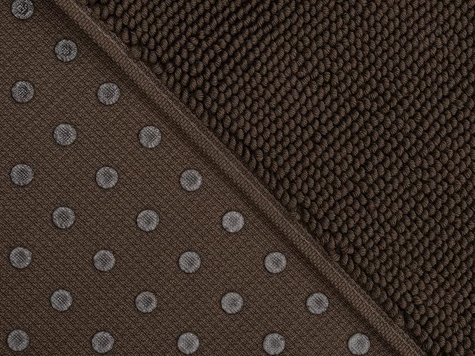 Cotton Paradise 100% Cotton Turkish Bathmat Rug, Soft Absorbent Quick Dry Non Slip, 20x34 Bathmat Rug, Chocolate Brown