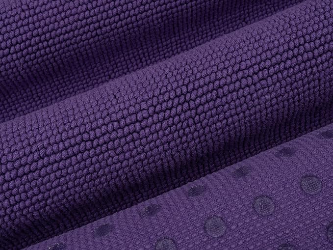 Cotton Paradise 100% Cotton Turkish Bathmat Rug, Soft Absorbent Quick Dry Non Slip, 20x34 Bathmat Rug, Violet Purple