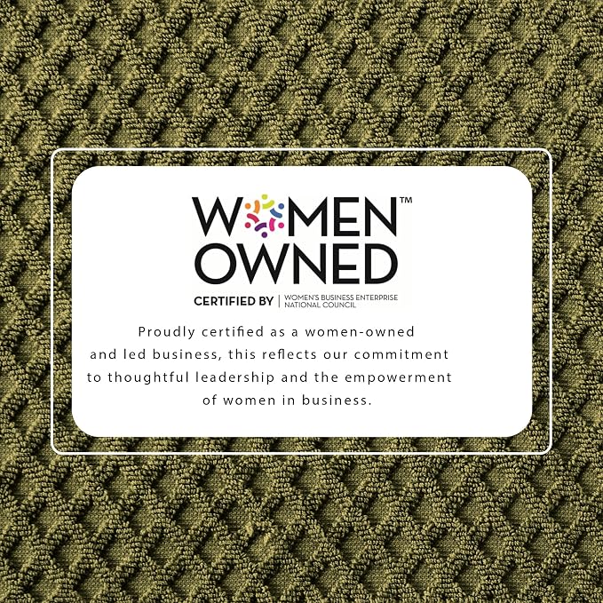 Great Bay Home Hand Towels - 100% Cotton 6 Pack 26x16 Hand Towel Set - Absorbent, Durable, Quick-Dry Towels for Bathroom (Olive)