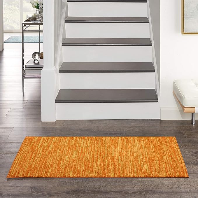 Nourison Home Nourison Essentials Sunburst 2' x 4' Area Rug - Easy Clean, Non Shedding, Bed Room, Living Room, Dining Room, Kitchen (2' x 4')