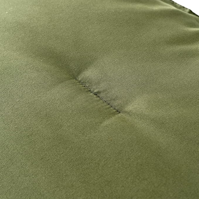 Green Comforter Set Full 3 Pieces Soft Army Green Bedding Comforter Dark Green Lightweight Comforter Set for All Seasons 1 Comforter and 2 Pillowcases