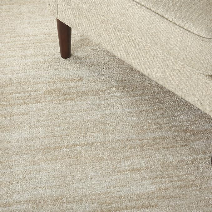 Nourison Home Nourison Essentials Ivory Beige 5' x 8' Area Rug - Easy Clean, Non Shedding, Bed Room, Living Room, Dining Room, Kitchen (5' x 8')