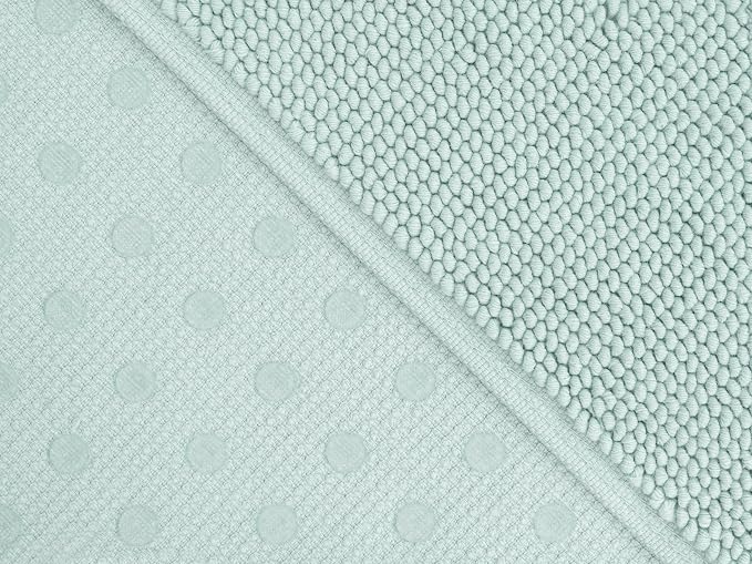 Cotton Paradise 100% Cotton Turkish Bathmat Rug, Soft Absorbent Quick Dry Non Slip, 20x34 Bathmat Rug, Mint Green