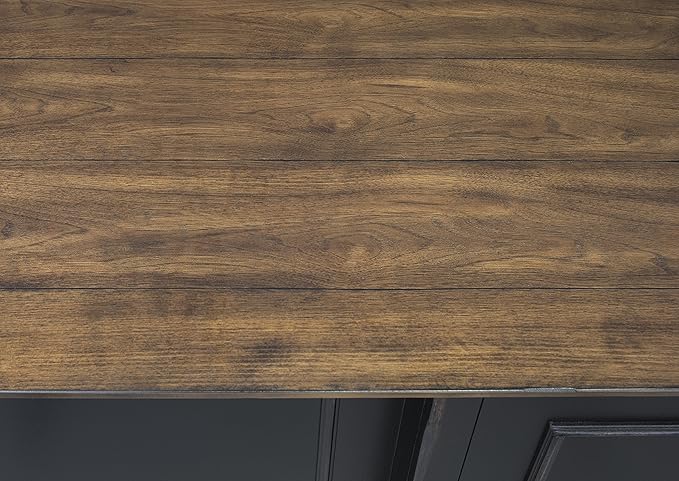 Martin Furniture Hartford Double Pedestal Shaped Desk, Brown - Fully Assembled