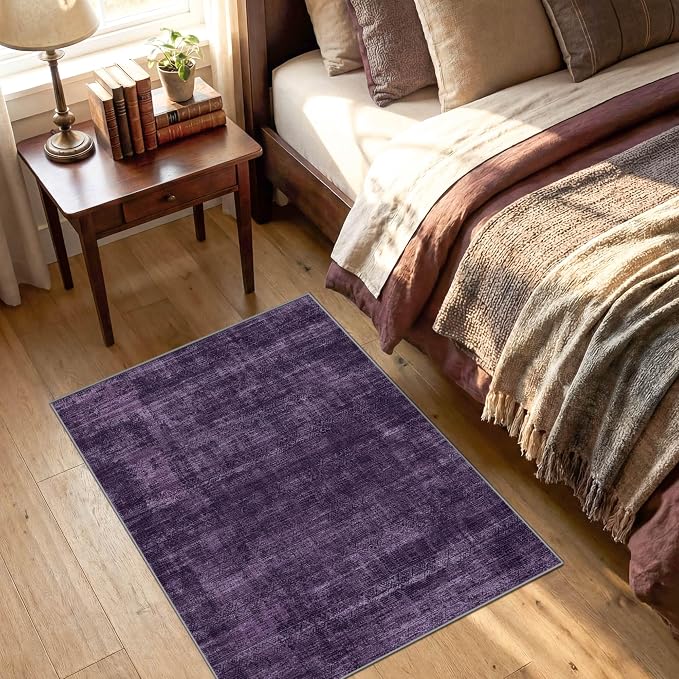 Kokia Abstract Area Rug Washable 2x3 Non-Slip Stain Resistant Entryway Rug Soft Indoor Mat for Kitchen Door Decor, Oslo Dusty