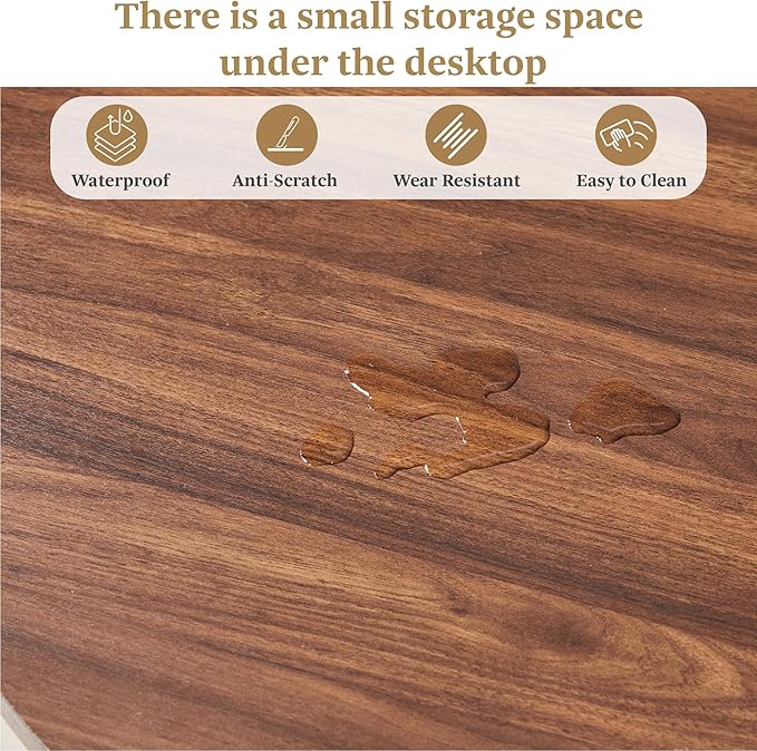 weselon 43"-59" Extendable Round to Oval Dining Table with Hidden Storage, Modern Wooden Kitchen Table with Fluted Sliding Door Cabinet, Expandable Dinner Table for Dining Room Living Room (Walnut)