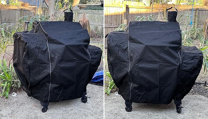 ZJYWSCH Grill Cover for Pit Boss Platinum Laredo 1000 Wood Pellet Grill and Smoker Outdoor Waterproof Pit Boss Laredo 1000 Grill Cover PB1000PL 600D Heavy Duty