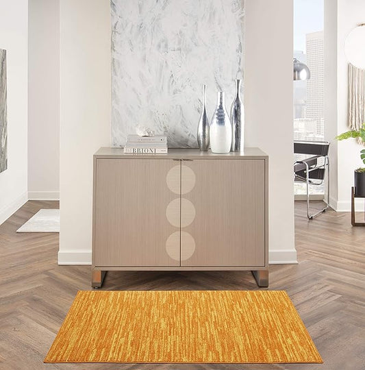 Nourison Home Nourison Essentials Sunburst 3' x 5' Area Rug - Easy Clean, Non Shedding, Bed Room, Living Room, Dining Room, Kitchen (3' x 5')