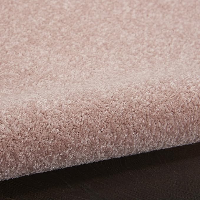 Nourison Home Nourison Essentials Pink 6' x 9' Area Rug - Easy Clean, Non Shedding, Bed Room, Living Room, Dining Room, Kitchen (6' x 9')