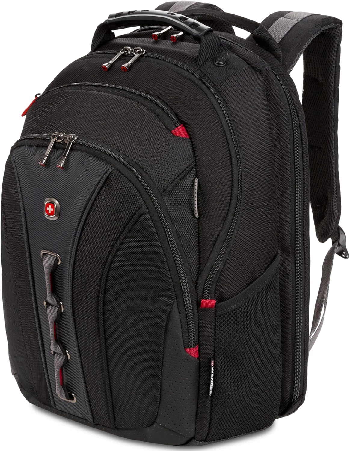 Wenger Legacy 16-Inch Laptop Backpack - Stylish Black/Gray Bag for Men & Women | One Size