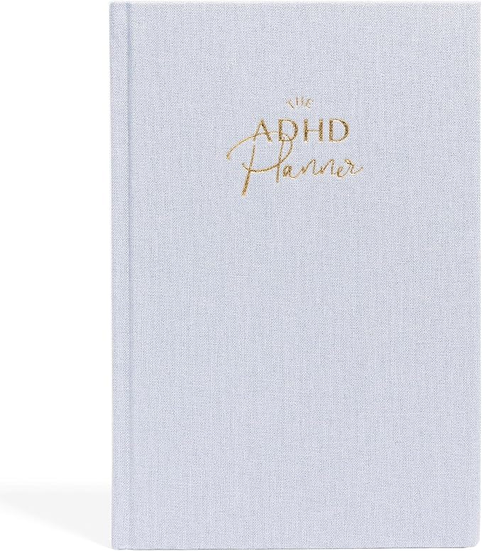 The ADHD Planner for Adults - Undated Daily & Weekly ADHD Journal for Disorganized People, 90 Days - Habit Tracker, Record Emotions & Mood - Academic Goals - Structure & Focus for Adults Brains
