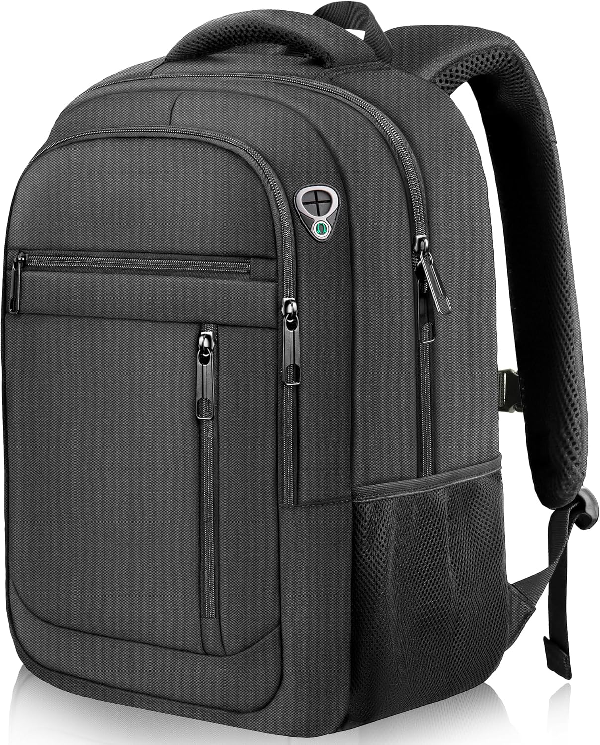 Skiennix Travel Backpack - Extra Large 45L Water Resistant Laptop Bag | Fits 18.4 Inch Laptops, Black