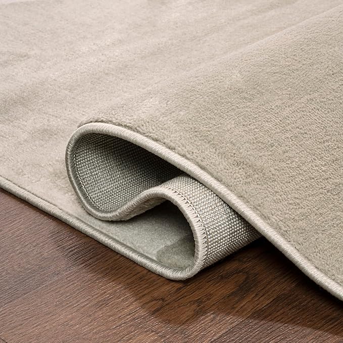 JONATHAN Y Sun Two-Tone High-Low Indoor Area Rug 4X6 Beige/Cream, Aelius MidCentury Scandinavian Abstract for Living Room, Bedroom, Kitchen, Easy-Cleaning, Pet-Friendly, Non-Shedding SND101A-4