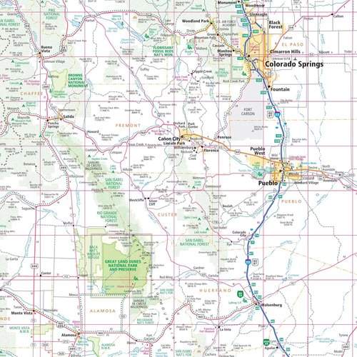 Rand McNally Colorado State Map - Easy-To-Read Design for Clear Navigation and Travel Planning