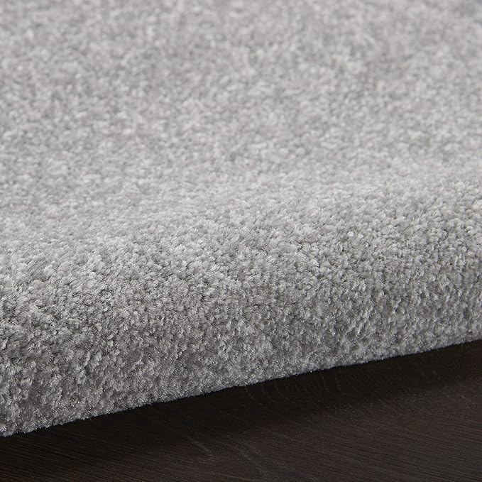 Nourison Home Nourison Essentials Silver Grey 7' x 10' Area Rug - Easy Clean, Non Shedding, Bed Room, Living Room, Dining Room, Kitchen (7' x 10')