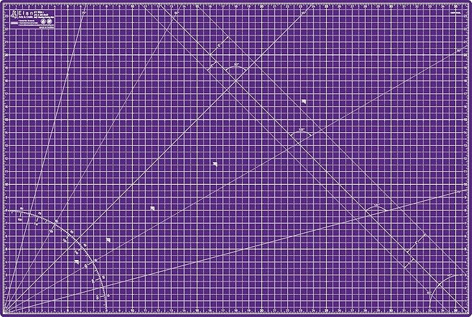 Elan Cutting Mat A1 Pink & Purple, Large Self Healing Cutting Mat 24 x 36 Inch, 5-Ply Craft Board Pink, Hobby Board for Crafts 24x36 Inch