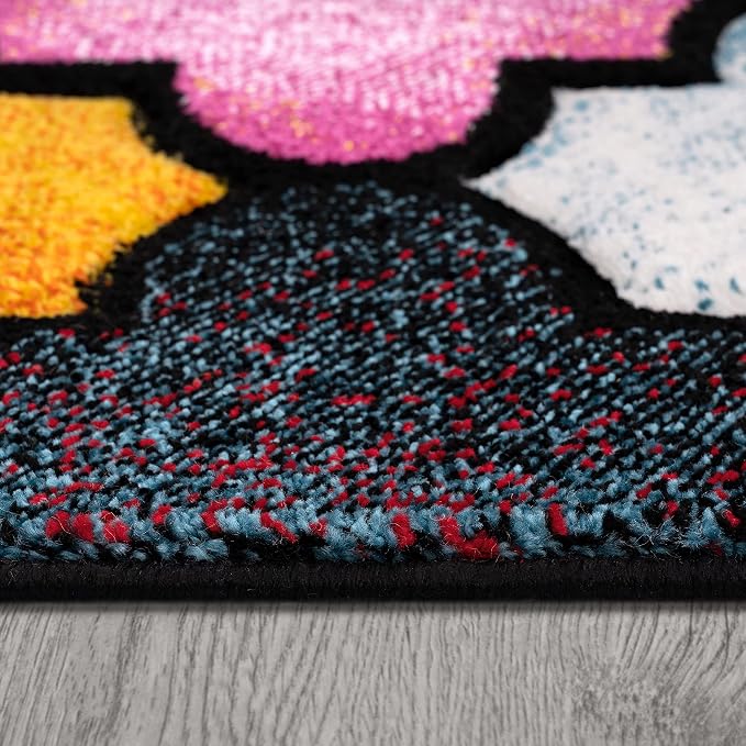 Paco Home Colorful Area Rug with Morrocan Pattern in Multicolor, Size: 2' x 3'7"