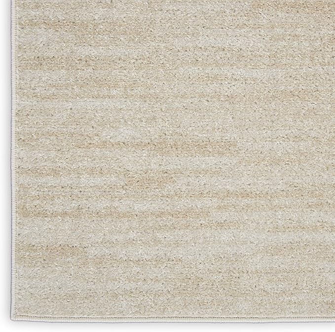 Nourison Home Nourison Essentials Ivory Beige 2' x 4' Area Rug - Easy Clean, Non Shedding, Bed Room, Living Room, Dining Room, Kitchen (2' x 4')