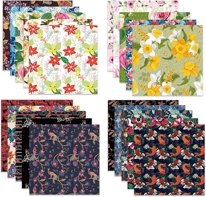 Origami Paper Kit 100 Sheets 70GSM 6 Inch Square Double Sided Color 100 Vivid Solid Colors for Hand Crafts Origami Paper Arts Creativity.Rose Flower