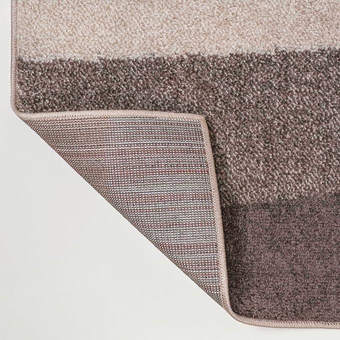 JONATHAN Y Prism Geometric Striped Beige/Brown Indoor Area Rug 8x10, Modern, Coastal, Easy-Cleaning for Living Room, Bedroom, Kitchen, Pet Friendly, Non-Shedding (DZC101C-8)
