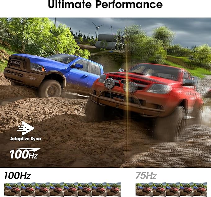 KOORUI 24 inch Curved Monitor, Full HD 1080P Curved Computer Monitor, 100Hz 1500R PC Screen, TÜV Rheinland Certified, HDMI VGA, Tilt Adjustment, LCD Display, Eye Care, Black 24N5CA